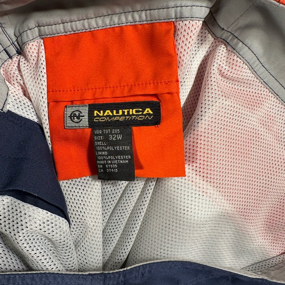 Nautica Men's Swim Trunks - Navy and Orange